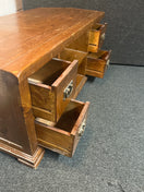 Switch Solid dark wood stained 4 drawer low long TV unit (H 56 x W 116 x D 52 cm) 2225 3 image