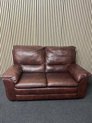 Switch Brown leather 2 seater sofa   2325 2 image