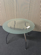 Switch Circular glass frosted edge dining table  3124 3 image