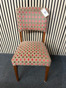Switch Pink and grey polka dot fabric dining chair  2425 2 image