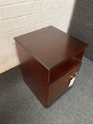 Switch Mahogany bedside locker 1 drawer 1 shelf  (H 57 x W 39 x D 41 cm) 2225 3 image