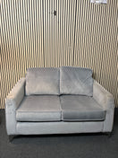 Switch 2 seater light grey suede effect high back sofa 3126 2 image