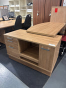 Switch Executive Managers Desk With Matching Pedestal &amp; Storage Unit 3 image