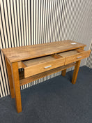 Switch Solid wood large long 2 drawer console table (H 88 x W 135 x D 44 cm) 3 image