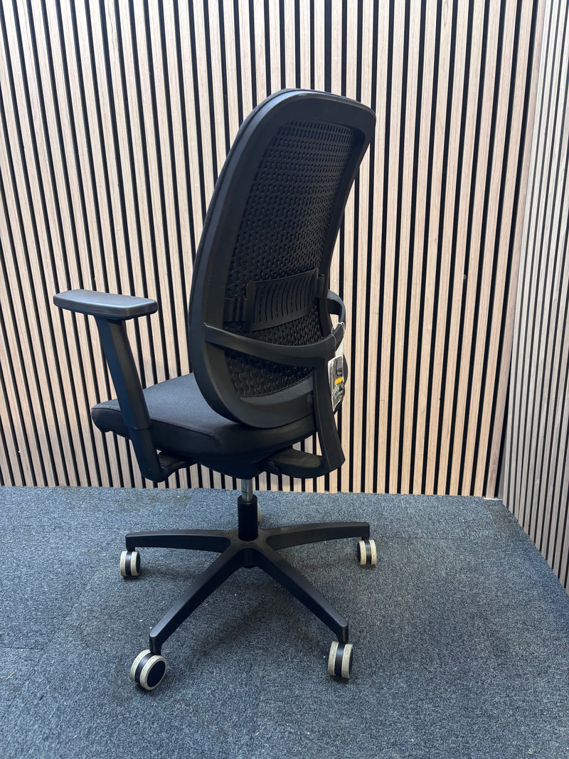 Black Fabric Equity Task Chair