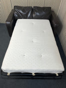 Switch Large 2 seater dark brown leatherette sofa bed 1425 3 image