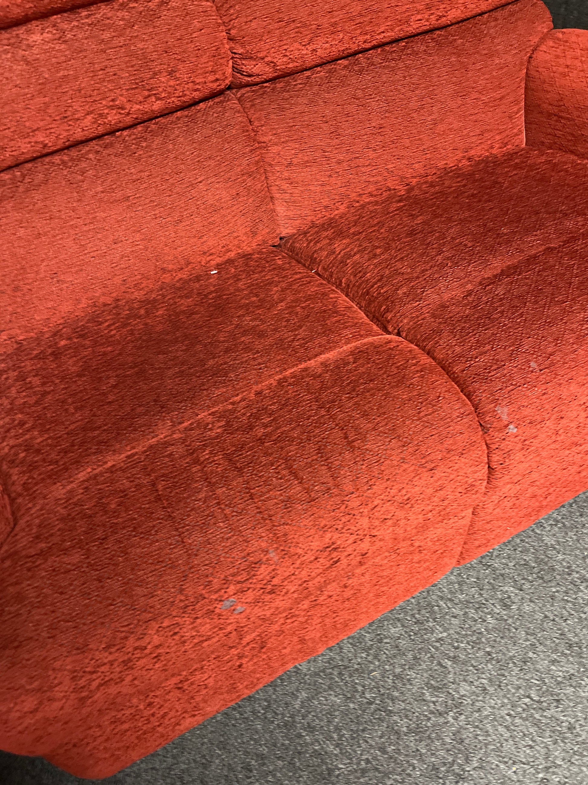 2+1+1 Wine fabric recliner set%A0 1225