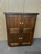 Switch 4 door darkwood laminate tv unit (H 139 x W 110 x D 56 cm) 2226 3 image