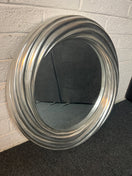 Switch Ornate whipped style circular grey wall mirror (total diameter 84 cm) 2225 3 image
