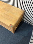 Switch Solid oak 2 drawer low coffee table (H 50 x W 112 x D 55 cm) 2226 3 image