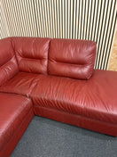 Switch Large corner wine leather sofa suite  3325 3 image