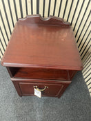 Mahogany 1 door bedside locker  44650
