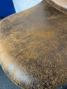 Switch Black and brown mixed fabric high stool with black metal frame  1325 3 image