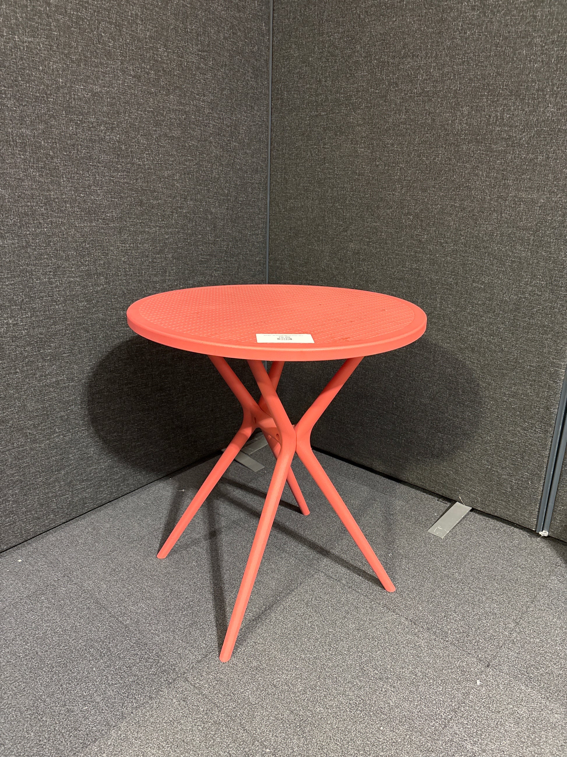 NEW Millie Trellis Bistro side table 700W diameter 750H in DUSTY PINK