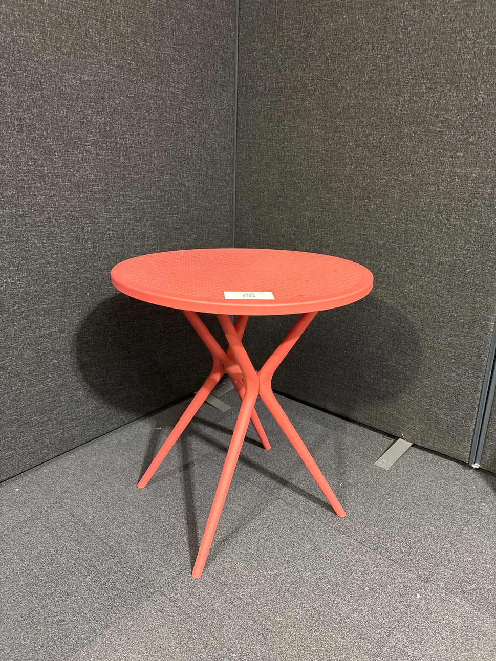 NEW Millie Trellis Bistro side table 700W diameter 750H in DUSTY PINK