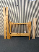 4ft Solid pine slatted bed frame   44586