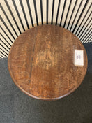 Switch Oak stained circular occasional table, barley twist legs  2425 2 image