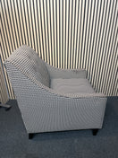 Switch Large white and black patterned fabric highback armchair  3325 3 image