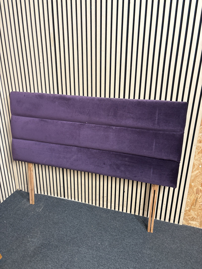 5ft purple fabric headboard  44464