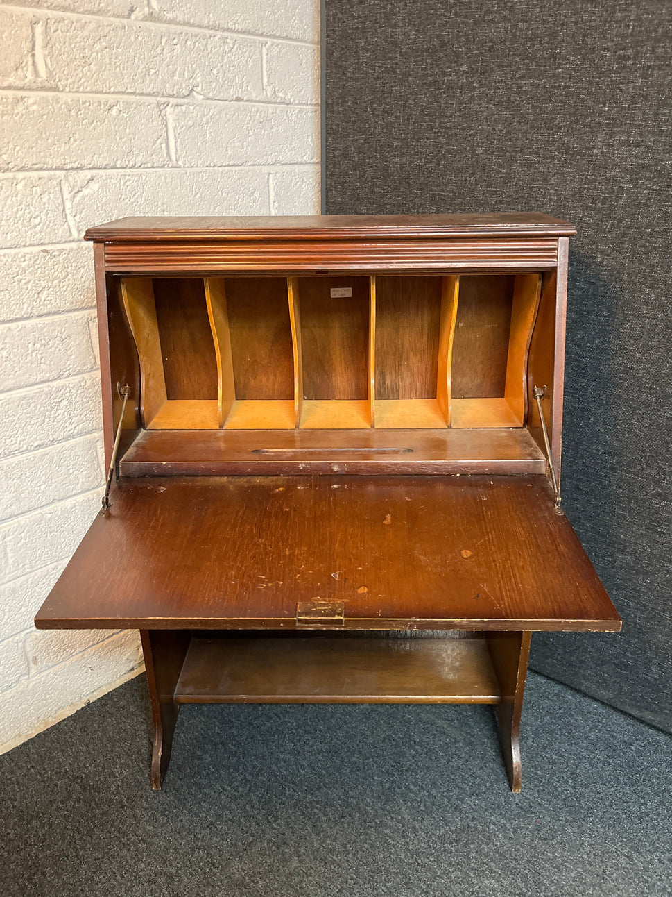 Small mahogany writing bereau 1225