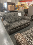 Switch 3+2 Black and white floral pattern fabric suite, high back  2225 3 image