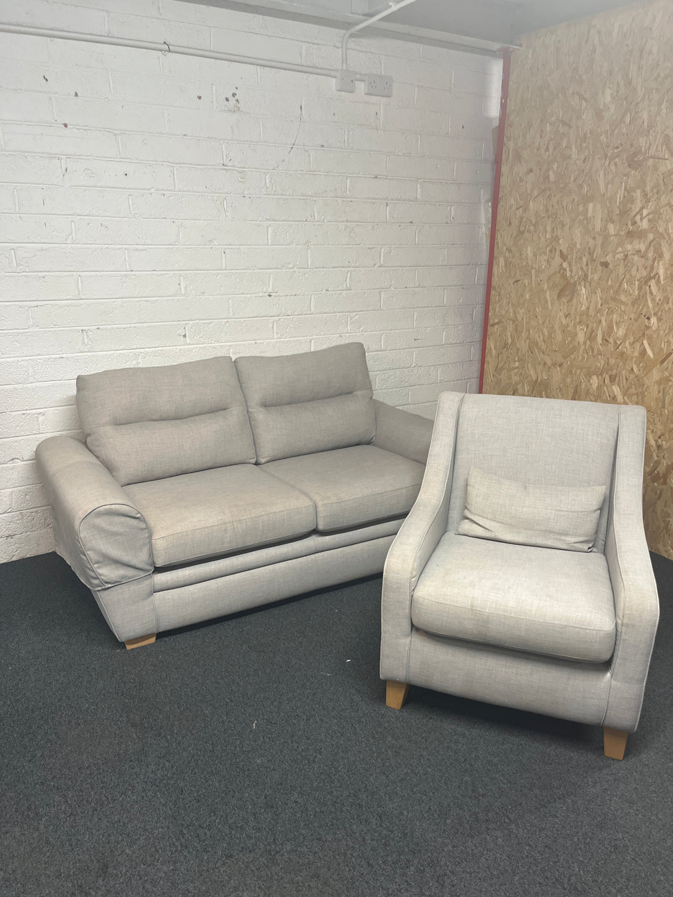 2+1 oatmeal fabric suite 1325