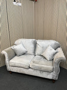 Switch 2 seater light grey fabric roll back sofa 3126 2 image