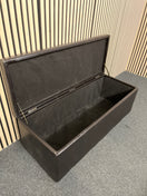 Switch Black leatherette blanket box (H 43 x W 113 x D 33 cm)  44316 2 image