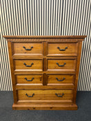 Switch Solid natural pine 2+2+2+1 large chest of drawers (H 120 x W 110 x D 50 cm) 2425 2 image