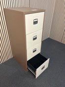 Switch Coffee and cream 4 drawer metal filing cabinet 3 image