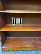 Switch Tall rossmore mahogany open bookcase with ornate detail and adjustable shelves (H 183 x W 92 x D 31 cm) 2425 2 image