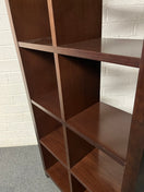 Switch Tall dark wood stained 10 section bookcase  (H 202 x W 82 x D 30 cm) 2225 3 image