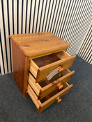 Switch Solid pine 3 drawer bedside locker 1126 3 image