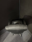 Switch Odessa liquidated high back executive chair - black faux leather, polished metal base, height adjustable arms, price inc vat 2 image