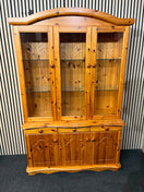 Switch Solid pine 3+3+3 glass display unit (H 203 x W 124 x D 45 cm) 43349 2 image