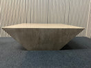 Switch Cream polished concrete large ornate coffee table 43431 3 image