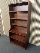 Switch Tall dark wood stained open bookcase (H 194 x W 92 x D 50 cm) 2425 3 image