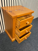 Switch Pine 3 drawer bedside locker  2325 2 image