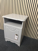 Switch 1 door grey painted bedside locker 1325 3 image