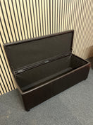 Switch Black PU leatherette blanket box (H 42 x W 113 x D 44 cm) 2 image