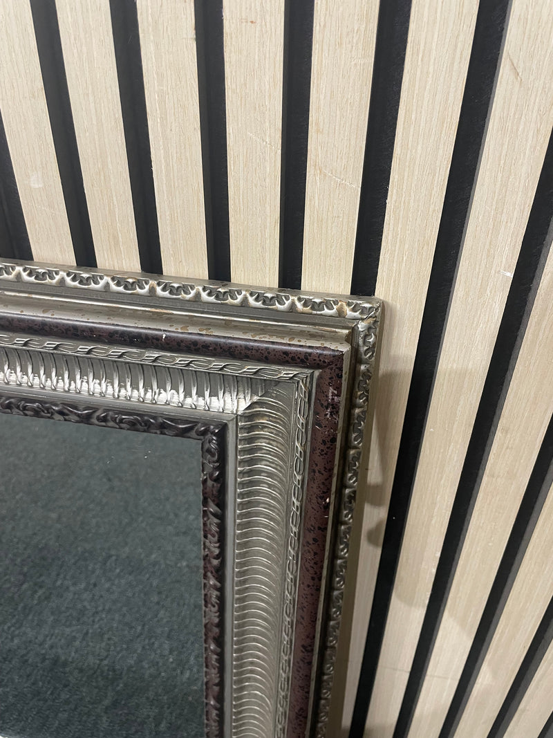 Grey rectangular mirror, height 61 cm, width 68 cm  44655