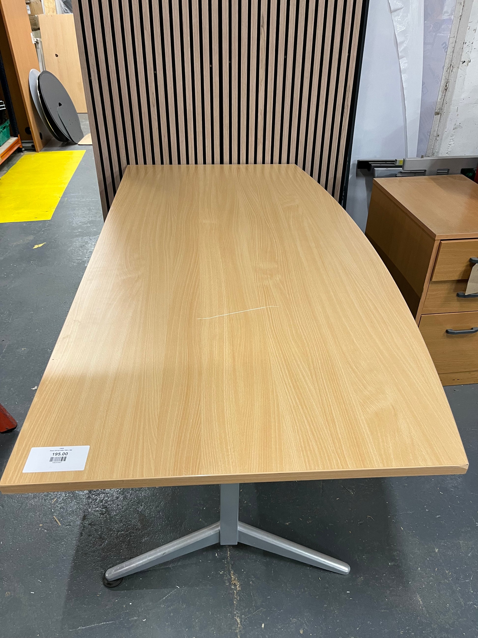 Beech tilt top table 1800 x 860