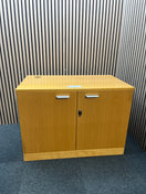 Switch Beech 2 door low storage unit with key (H 72 x W 100 x D 58 cm) 2 image