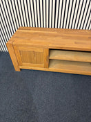 Switch Solid oak 1 door low tv unit with shelf space (H 50 x W 120 x D 45 cm) 2226 3 image