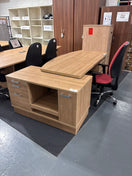 Switch Executive Managers Desk With Matching Pedestal &amp; Storage Unit 2 image
