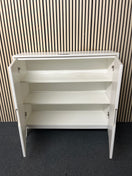 Switch White wood laminate 2 door storage unit (H 112 x W 116 x D 38 cm) 2325 3 image
