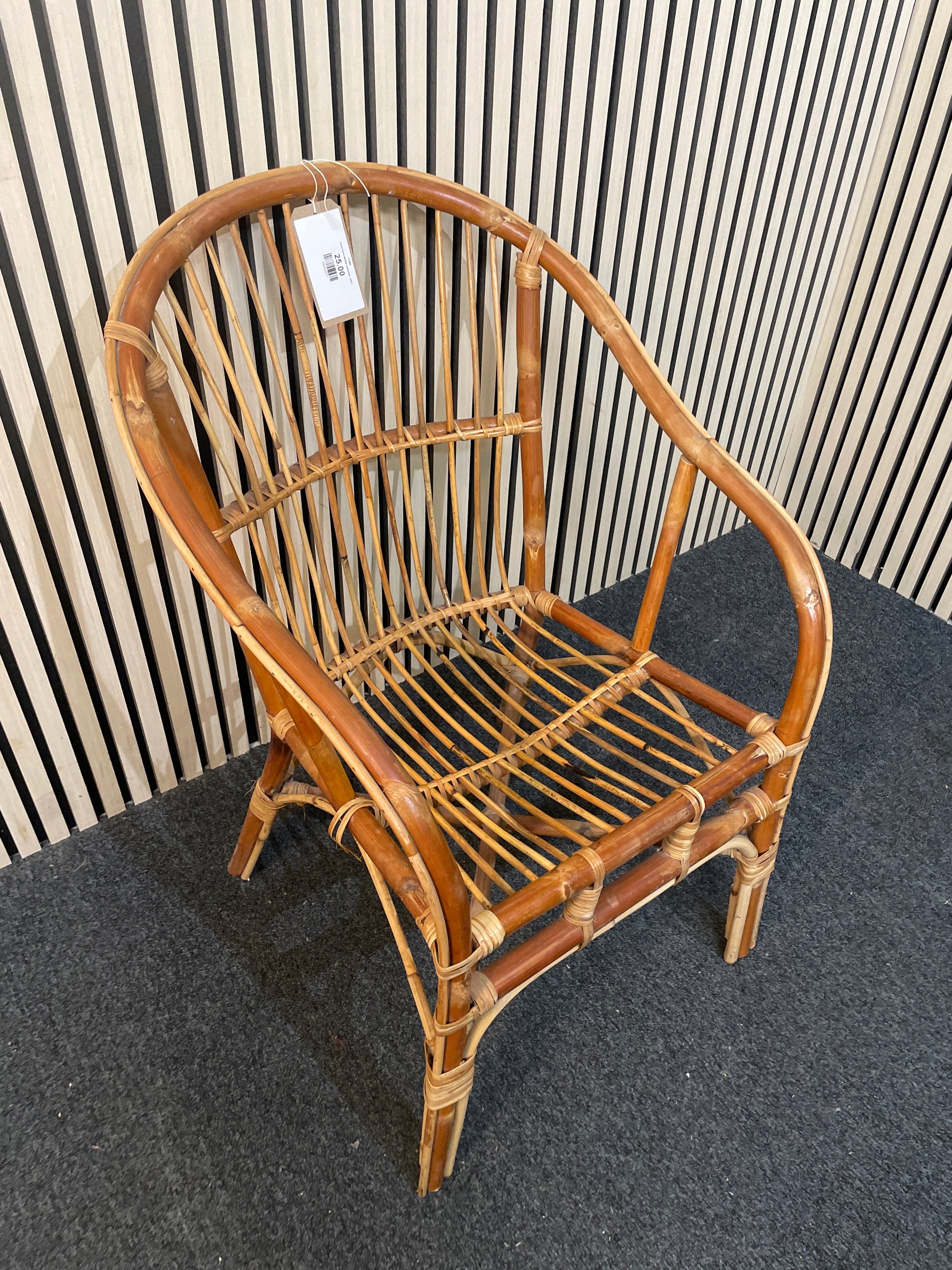 Lloyd loom wicker armchair  2425