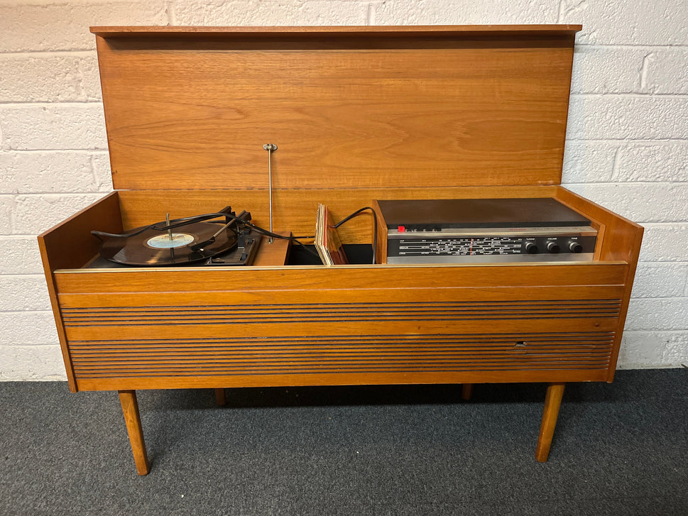 Bush teak stained retro stereo unit 2225