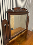 Switch Antique 2+2 drawer mahogany chest of drawers with dressing mirror (H 155 x W 107 x D 48 cm)  1425 3 image