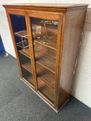 Switch Small oak stained glass display case (H 120 x W 91 x D 32 cm) 1325 3 image